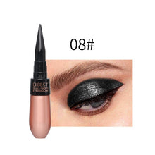 Load image into Gallery viewer, 1 Pcs Double-end 2-in-1 Pearly Glimmer Waterproof Eyeshadow Black Eye Liner Pen Quick Dry Women Eye Beauty Makeup Cosmetic