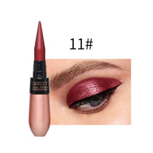 Load image into Gallery viewer, 1 Pcs Double-end 2-in-1 Pearly Glimmer Waterproof Eyeshadow Black Eye Liner Pen Quick Dry Women Eye Beauty Makeup Cosmetic
