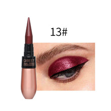 Load image into Gallery viewer, 1 Pcs Double-end 2-in-1 Pearly Glimmer Waterproof Eyeshadow Black Eye Liner Pen Quick Dry Women Eye Beauty Makeup Cosmetic