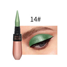 Load image into Gallery viewer, 1 Pcs Double-end 2-in-1 Pearly Glimmer Waterproof Eyeshadow Black Eye Liner Pen Quick Dry Women Eye Beauty Makeup Cosmetic