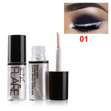 Load image into Gallery viewer, 1 Pcs Double-end 2-in-1 Pearly Glimmer Waterproof Eyeshadow Black Eye Liner Pen Quick Dry Women Eye Beauty Makeup Cosmetic