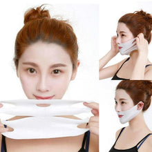 Load image into Gallery viewer, 1Pcs Lifting Facial Mask V Shape Face Slim Chin Check Neck Lift Peel-off Mask V Shaper Facial Slimming Bandage Mask Skin Care