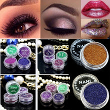 Load image into Gallery viewer, 24 Colors Eyes Lip Makeup Glitter Shimmer Powder Cosmetics Monochrome Eyes Baby Bride Pearl Powder Glitters Shining maquillaje