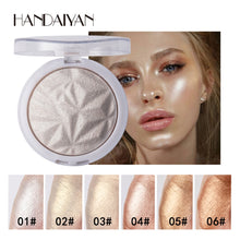 Load image into Gallery viewer, 6 Color Highlighter Facial Bronzers Palette Makeup Glow Face Contour Shimmer Powder Illuminator Highlight Cosmetics TSLM2