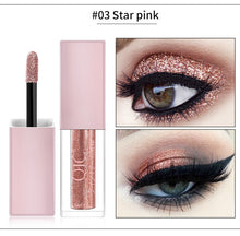 Load image into Gallery viewer, Professional new bright eyeliner ladies cosmetics shiny pearlescent multicolor diamond eye shadow liquid eyeliner eye makeup