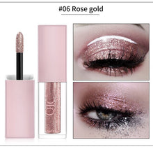 Load image into Gallery viewer, Professional new bright eyeliner ladies cosmetics shiny pearlescent multicolor diamond eye shadow liquid eyeliner eye makeup