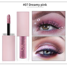 Load image into Gallery viewer, Professional new bright eyeliner ladies cosmetics shiny pearlescent multicolor diamond eye shadow liquid eyeliner eye makeup