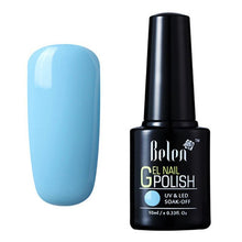 Load image into Gallery viewer, Belen 10ML Blue Color Nail Polish Long Lasting Enamel Semi Permanent Base Top Paint Gellak Hybrid Sale Varnish Lucky Lacquer