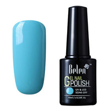 Load image into Gallery viewer, Belen 10ML Blue Color Nail Polish Long Lasting Enamel Semi Permanent Base Top Paint Gellak Hybrid Sale Varnish Lucky Lacquer