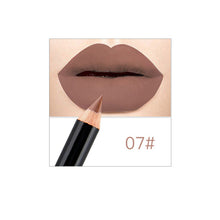 Load image into Gallery viewer, 12 Colors Matte Lip Liner Lipstick Pen Waterproof Long Lasting Pigments No Blooming Smooth Lipsticks Pencil Lips Contour Makeup