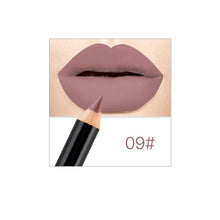 Load image into Gallery viewer, 12 Colors Matte Lip Liner Lipstick Pen Waterproof Long Lasting Pigments No Blooming Smooth Lipsticks Pencil Lips Contour Makeup
