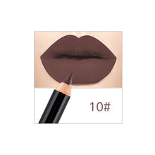 Load image into Gallery viewer, 12 Colors Matte Lip Liner Lipstick Pen Waterproof Long Lasting Pigments No Blooming Smooth Lipsticks Pencil Lips Contour Makeup