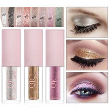 Load image into Gallery viewer, Professional new bright eyeliner ladies cosmetics shiny pearlescent multicolor diamond eye shadow liquid eyeliner eye makeup