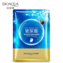 Load image into Gallery viewer, BIOAQUA Hyaluronic Acid Snail Moisturizing Face Mask Anti Aging Whitening Replenishment alginate mask korean Skin Care