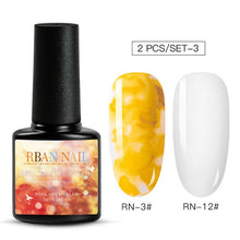 Load image into Gallery viewer, 15ML Clear Color Blooming Nail Gel Polish UV Nail Art Glue Blossom Paint Gel Lacquer Hybird Organic Gel Varnish Manicure Tools