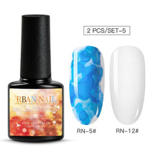 Load image into Gallery viewer, 15ML Clear Color Blooming Nail Gel Polish UV Nail Art Glue Blossom Paint Gel Lacquer Hybird Organic Gel Varnish Manicure Tools