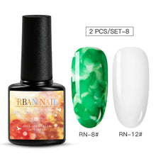 Load image into Gallery viewer, 15ML Clear Color Blooming Nail Gel Polish UV Nail Art Glue Blossom Paint Gel Lacquer Hybird Organic Gel Varnish Manicure Tools