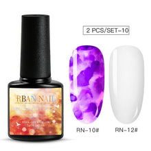 Load image into Gallery viewer, 15ML Clear Color Blooming Nail Gel Polish UV Nail Art Glue Blossom Paint Gel Lacquer Hybird Organic Gel Varnish Manicure Tools