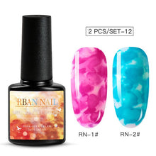 Load image into Gallery viewer, 15ML Clear Color Blooming Nail Gel Polish UV Nail Art Glue Blossom Paint Gel Lacquer Hybird Organic Gel Varnish Manicure Tools