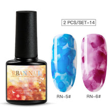 Load image into Gallery viewer, 15ML Clear Color Blooming Nail Gel Polish UV Nail Art Glue Blossom Paint Gel Lacquer Hybird Organic Gel Varnish Manicure Tools