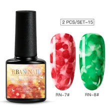 Load image into Gallery viewer, 15ML Clear Color Blooming Nail Gel Polish UV Nail Art Glue Blossom Paint Gel Lacquer Hybird Organic Gel Varnish Manicure Tools