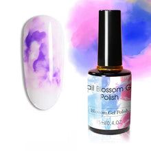 Load image into Gallery viewer, 15ML Clear Color Blooming Nail Gel Polish UV Nail Art Glue Blossom Paint Gel Lacquer Hybird Organic Gel Varnish Manicure Tools