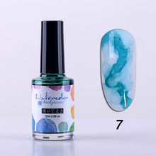 Load image into Gallery viewer, 15ML Clear Color Blooming Nail Gel Polish UV Nail Art Glue Blossom Paint Gel Lacquer Hybird Organic Gel Varnish Manicure Tools