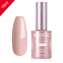 Load image into Gallery viewer, MIZHSE Nail Gel Varnish 18ML Soak Off UV LED Nail Gel Pure Color Paint Gel Enamal For Manicure Fashion Nail Art Design