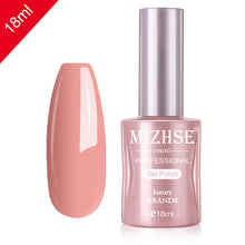 Load image into Gallery viewer, MIZHSE Nail Gel Varnish 18ML Soak Off UV LED Nail Gel Pure Color Paint Gel Enamal For Manicure Fashion Nail Art Design