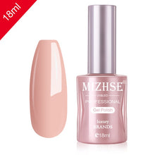 Load image into Gallery viewer, MIZHSE Nail Gel Varnish 18ML Soak Off UV LED Nail Gel Pure Color Paint Gel Enamal For Manicure Fashion Nail Art Design