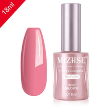 Load image into Gallery viewer, MIZHSE Nail Gel Varnish 18ML Soak Off UV LED Nail Gel Pure Color Paint Gel Enamal For Manicure Fashion Nail Art Design