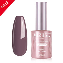 Load image into Gallery viewer, MIZHSE Nail Gel Varnish 18ML Soak Off UV LED Nail Gel Pure Color Paint Gel Enamal For Manicure Fashion Nail Art Design