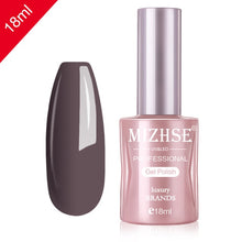 Load image into Gallery viewer, MIZHSE Nail Gel Varnish 18ML Soak Off UV LED Nail Gel Pure Color Paint Gel Enamal For Manicure Fashion Nail Art Design