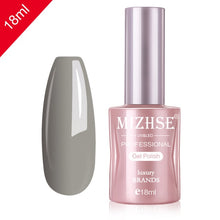 Load image into Gallery viewer, MIZHSE Nail Gel Varnish 18ML Soak Off UV LED Nail Gel Pure Color Paint Gel Enamal For Manicure Fashion Nail Art Design