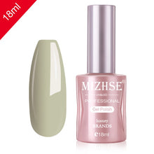 Load image into Gallery viewer, MIZHSE Nail Gel Varnish 18ML Soak Off UV LED Nail Gel Pure Color Paint Gel Enamal For Manicure Fashion Nail Art Design