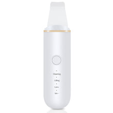 Load image into Gallery viewer, Ultrasonic Skin Scrubber Blackhead Remover Face Scrubber Cleanser Facial Pore Cleaner Face Lifting USB Face Skin Scraper