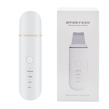 Load image into Gallery viewer, Ultrasonic Skin Scrubber Blackhead Remover Face Scrubber Cleanser Facial Pore Cleaner Face Lifting USB Face Skin Scraper