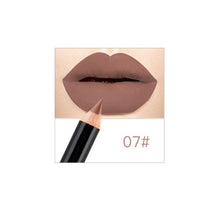 Load image into Gallery viewer, 12pcs Professional Multi-functional Lipliner Pencil Long Lasting Waterproof Lip Eye Brow Soft Red Nude Makeup Lip Liner Pens