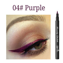 Load image into Gallery viewer, 12 Color Matte Liquid Eyeliner Pencil Party Durable Natural Black Blue Party Long-lasting Waterproof Pigment Eye Liner TSLM1