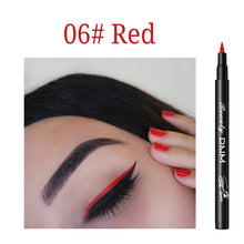 Load image into Gallery viewer, 12 Color Matte Liquid Eyeliner Pencil Party Durable Natural Black Blue Party Long-lasting Waterproof Pigment Eye Liner TSLM1