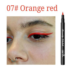 Load image into Gallery viewer, 12 Color Matte Liquid Eyeliner Pencil Party Durable Natural Black Blue Party Long-lasting Waterproof Pigment Eye Liner TSLM1