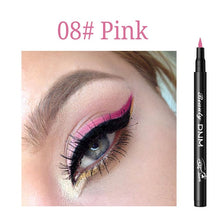Load image into Gallery viewer, 12 Color Matte Liquid Eyeliner Pencil Party Durable Natural Black Blue Party Long-lasting Waterproof Pigment Eye Liner TSLM1