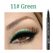 Load image into Gallery viewer, 12 Color Matte Liquid Eyeliner Pencil Party Durable Natural Black Blue Party Long-lasting Waterproof Pigment Eye Liner TSLM1