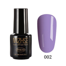 Load image into Gallery viewer, MIZHSE Nail Gel Polish 7ML UV Vernis Semi Permanent Primer Top Coat For Manicures xx Colors Gel Lacquer Paint Nail Art Gellak
