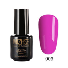 Load image into Gallery viewer, MIZHSE Nail Gel Polish 7ML UV Vernis Semi Permanent Primer Top Coat For Manicures xx Colors Gel Lacquer Paint Nail Art Gellak