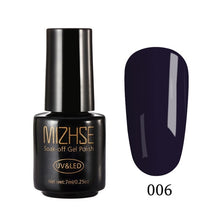 Load image into Gallery viewer, MIZHSE Nail Gel Polish 7ML UV Vernis Semi Permanent Primer Top Coat For Manicures xx Colors Gel Lacquer Paint Nail Art Gellak