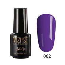 Load image into Gallery viewer, MIZHSE Nail Gel Polish 7ML UV Vernis Semi Permanent Primer Top Coat For Manicures xx Colors Gel Lacquer Paint Nail Art Gellak