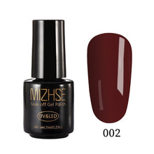 Load image into Gallery viewer, MIZHSE Nail Gel Polish 7ML UV Vernis Semi Permanent Primer Top Coat For Manicures xx Colors Gel Lacquer Paint Nail Art Gellak