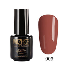 Load image into Gallery viewer, MIZHSE Nail Gel Polish 7ML UV Vernis Semi Permanent Primer Top Coat For Manicures xx Colors Gel Lacquer Paint Nail Art Gellak
