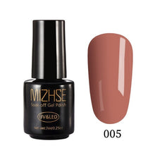 Load image into Gallery viewer, MIZHSE Nail Gel Polish 7ML UV Vernis Semi Permanent Primer Top Coat For Manicures xx Colors Gel Lacquer Paint Nail Art Gellak